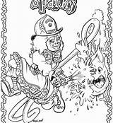 Coloring Smokey Bear Popular Library Clipart Coloringhome sketch template