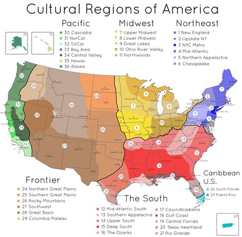 cultural regions   united states   rmapporn