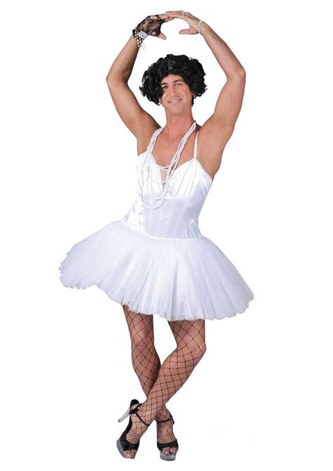 mens ballerina ballet tutu stag fancy dress costume extra large comedy  ebay