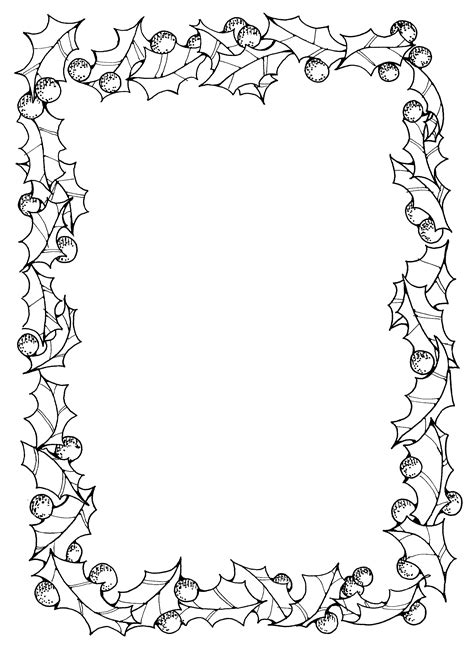 christmas borders black  white images pictures becuo christmas