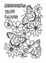 Coloring Miss Pages Sympathy Thinking Missed Colouring Printable Sheets Big Flower Adult Cards Color Kids Fro Heart Because Mother Print sketch template