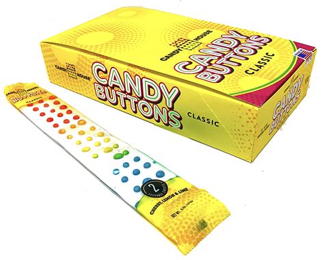 amazoncom candy house retro candy buttons pack   candy dots