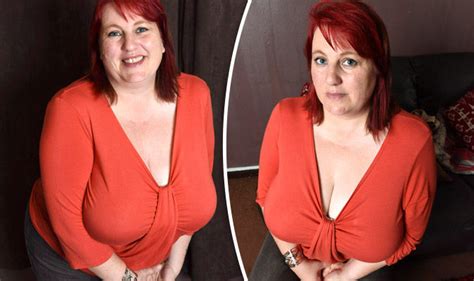 woman desperate for a breast reduction claims massive 40m chest nearly killed her life life