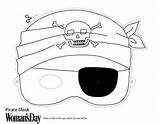 Halloween Mask Coloring Printable Masks Pirate Pages Crafts Kids Theme Choose Board Face Pirates Masque Activities sketch template