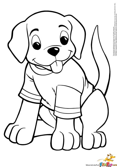 puppies colouring pages