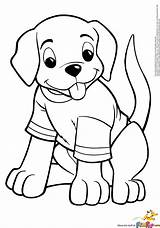 Puppy Coloring Pages Dogs Hard sketch template