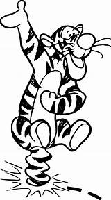 Tigger Coloring Pages Wecoloringpage sketch template