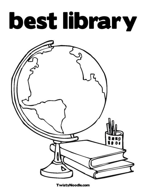 school library coloring pages coloring home