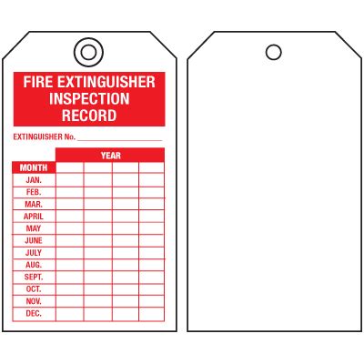 fire extinguisher inspection log printable fire extinguisher monthly