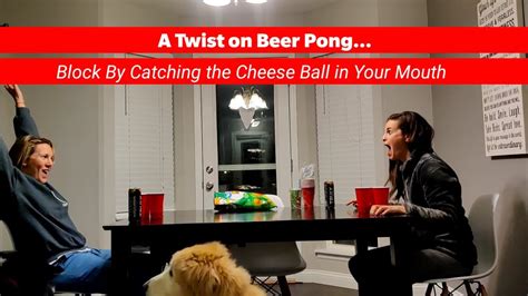 lesbians having fun drinking games a twist on beer pong