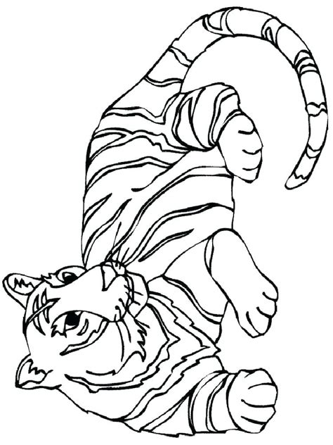 cartoon tiger coloring pages  getdrawings