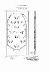 Bagatelle Pinball Patent Harry Williams Usa Drawings 1930 sketch template