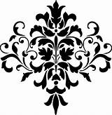 Damask Clipart Cliparts Clipartmag sketch template