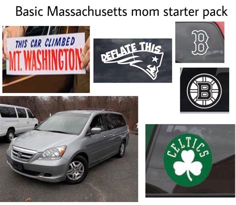 basic massachusetts mom starter pack starterpacks