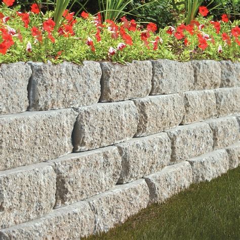 limestone retaining wall block common      actual