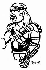Hulk Hogan Navajo sketch template