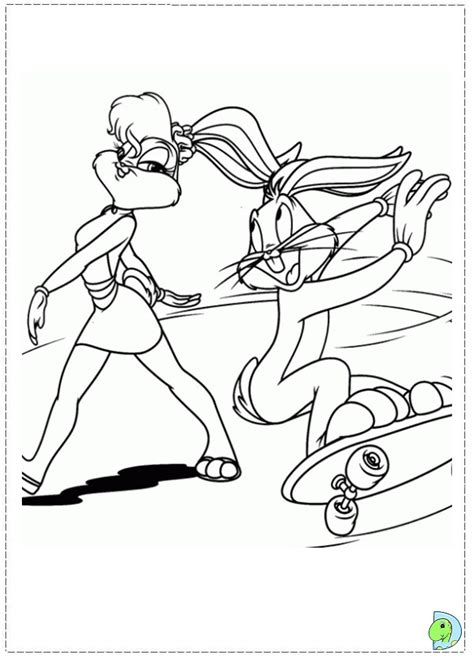 lola bunny coloring pages dinokidsorg