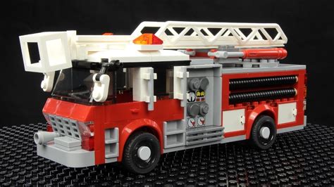 lego fire department fire truck  stud speed champions