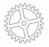 Gear Gears Drawing Wheel Inkscape Draw Steampunk Printable Template Nicubunu Drawings Templates Mechanical Nicu Tandwiel Color Clock Tattoo Cogs Fedora sketch template