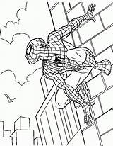 Spiderman Coloringhome sketch template
