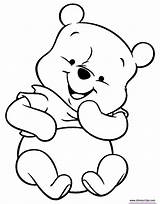 Coloring Pages Pooh Cute sketch template