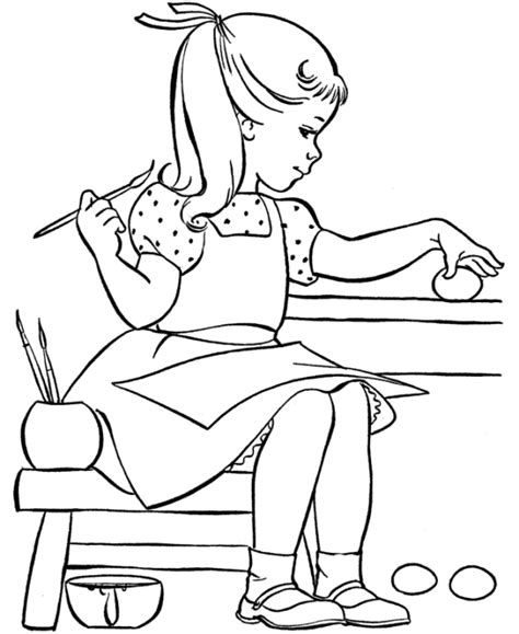 girl coloring   designlooter