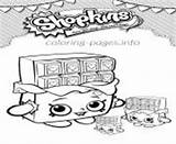 Coloring Shopkins Pages Printable Chocolate Print Cheeky Babies Book sketch template
