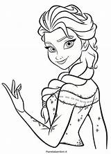 Frozen Disegni Colorare sketch template