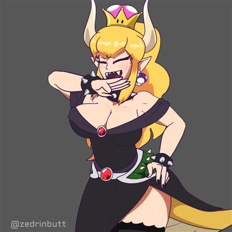 Bowsette Laugh By Zedrinbot On Newgrounds