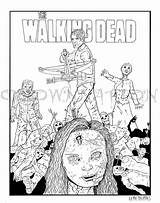Walking Dead Coloring Pages Print Visit sketch template