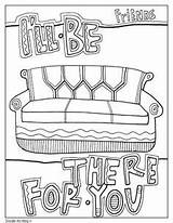 Perk Alley Couch Shows Book Coloringsheet Joey sketch template