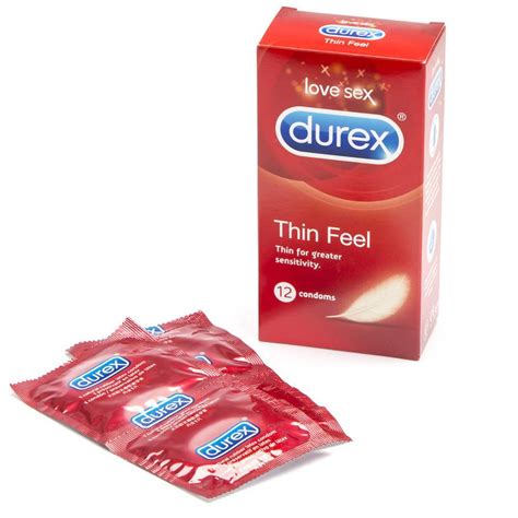 durex thin feel condoms 12 pack lovehoney uk