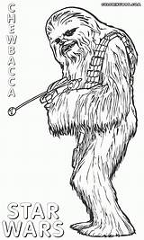 Chewbacca Drawing Coloring Getdrawings Pages sketch template