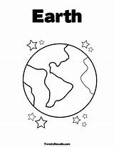 Earth Coloring Planet Printable Planets Drawing Template Stars Preschool Saturn Clipart Colouring Sheets Space Templates Kindergarten Getdrawings Twistynoodle Preschoolers Happy sketch template