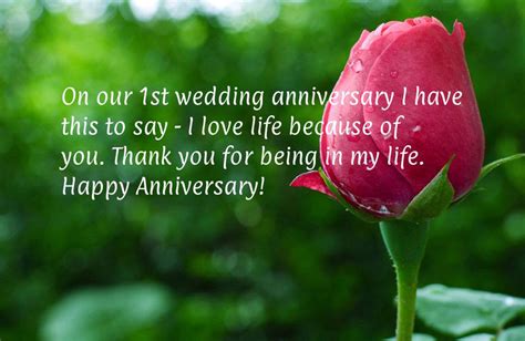 First Anniversary Wishes And Messages For Couples Wishesmsg