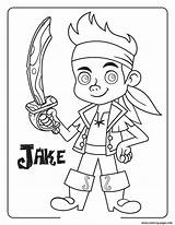 Coloring Halloween Pirates Pages Jake Neverland Printable Print Color Book sketch template