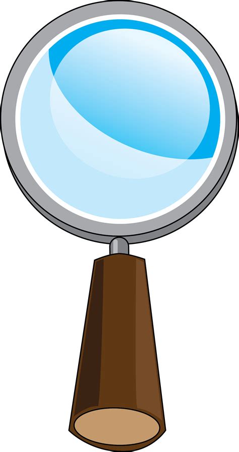 Magnifying Glass Detective Clipart Free Download On