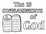 Commandments Counselor Sel sketch template
