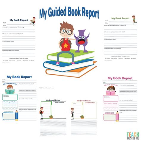 book report template  grade