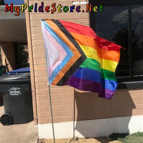 Pride Progress Flag Rainbow Pride Etsy