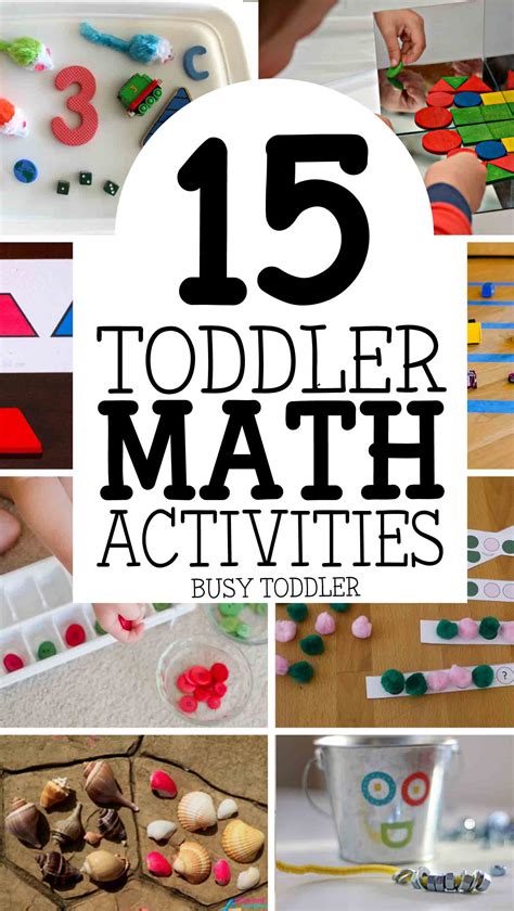 infant math activities