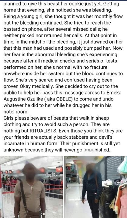 Lady Who Followed A Man To Hotel Bleeds Continuously After
