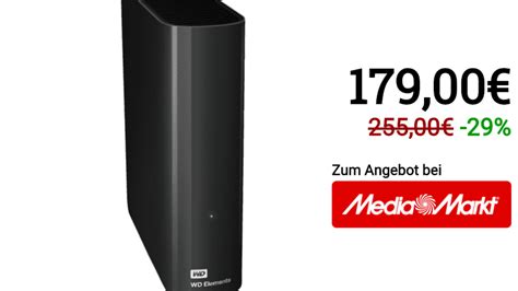 wd elements mit  tb speicher externe festplatte bei media markt guenstig kaufen netzwelt