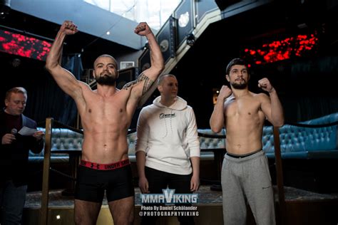 weigh in photos ahmed vila versus arman popal at fcr 6