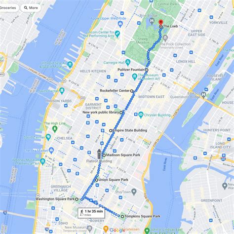 walking map   york city printable  latest map update