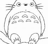 Totoro Coloring Pages Neighbor Hello Printable Getcolorings Color Getdrawings sketch template