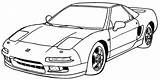 Nsx Honda Acura Coloring Pages Cars Colouring Book Civic Da Colour Sheets Easy Carscoloring Adult sketch template
