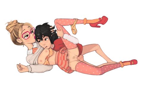 Rule 34 34no404 Asian Big Hero 6 Glasses High Heels Hiro Hamada Honey