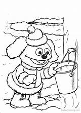Babies Coloring Pages Muppet Winter Printable Adults Kids sketch template