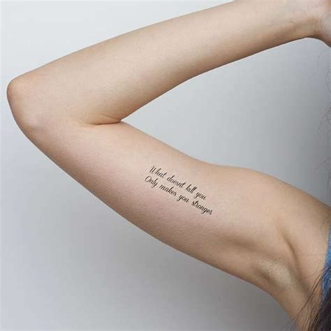 Tattify Word Tattoos On Arm Bicep Tattoo Women Word Tattoos